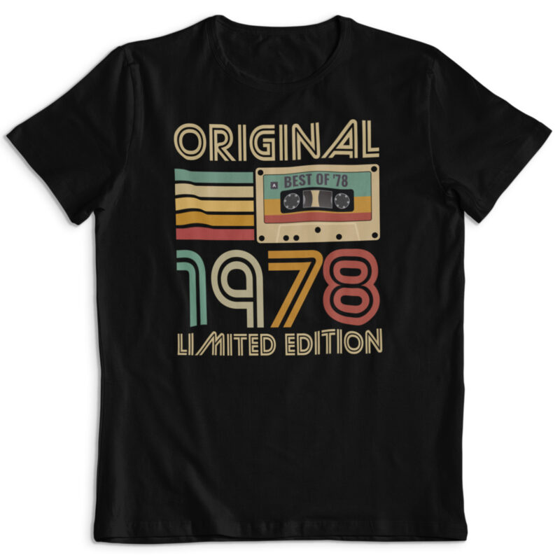 Koszulka prezent na urodziny rok 1978 kaseta