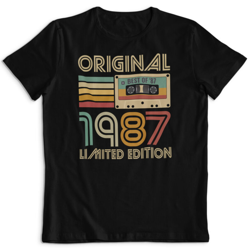Koszulka prezent na urodziny rok 1987 kaseta