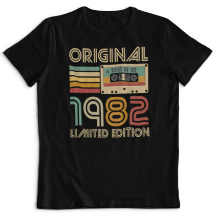 Koszulka prezent na urodziny rok 1982 kaseta