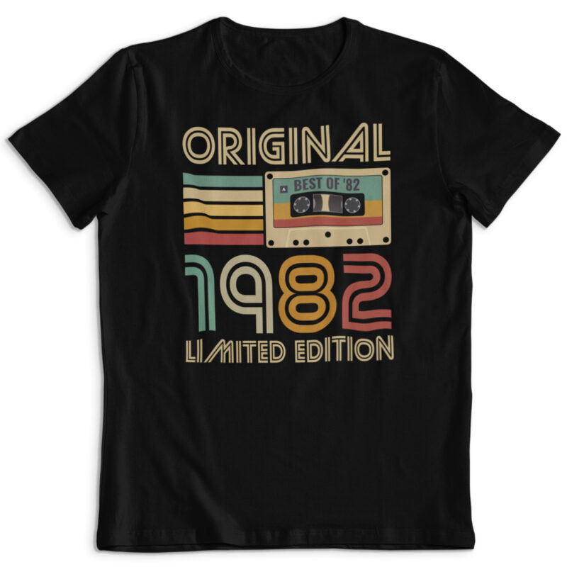 Koszulka prezent na urodziny rok 1982 kaseta