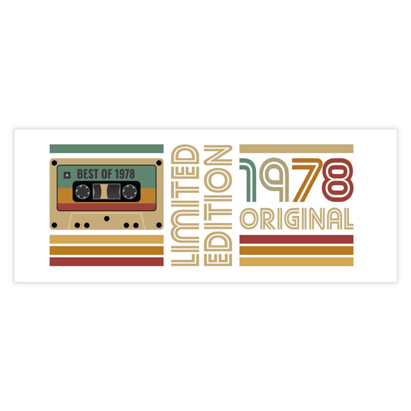Kubek ceramiczny na prezent kaseta rocznik 1978 - obrazek 2