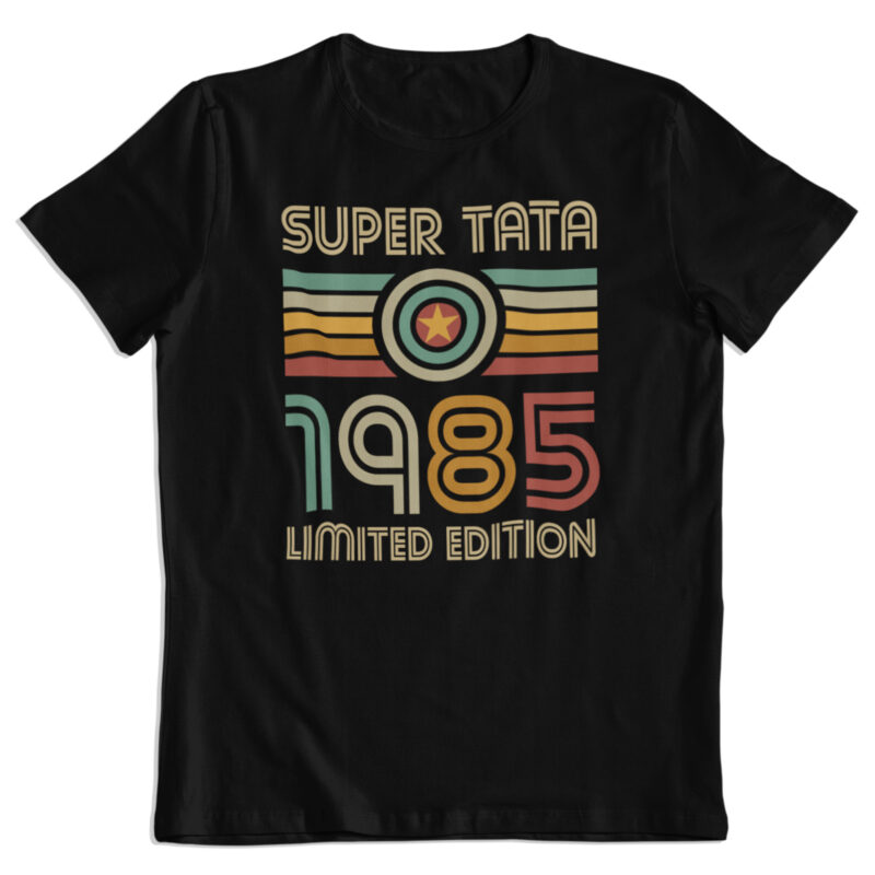Koszulka prezent na Dzień Ojca, "Super Tata" rocznik 1985